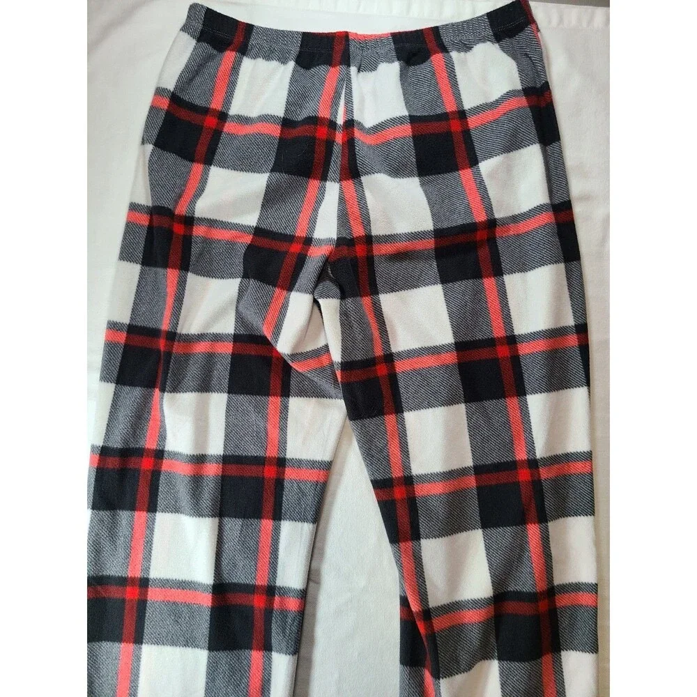 Wondershop Target Plaid Fleece Pajama Pants Women Large Cozy Sleepwear - Picture 3 of 7